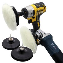 위니드 찍찍이 샌딩패드 세트 광택 충전드릴 그라인더, 1_4인치 샌딩패드 TSP-G4