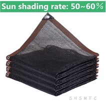 캠핑용 차박용 그늘막 스카이어닝 테라스 천막 자외선 방지 HDPE 검은 태양 차양 그물 다육 식물 야외 수, [03] 1x4m, 01 1 PC_03 1x4m