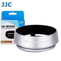 JJC LH-JXF35C Silver Metal Bayonet Lens Hood for FUJINON Lens XF 35mm F2 R WR FUJINON Lens XF 23mm, 1
