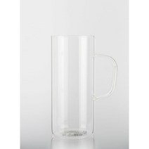 룰루홈 라떼컵 내열유리 네스프레소 버츄오 일리 머그컵 머그잔, 1개, 긴430ml