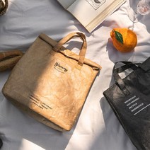 CUREUS 야미 보온보냉 직장인 도시락가방 이유식 친환경 YUMMY 방수 보냉백, 갈색