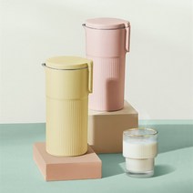 죽 영양식제조기 다기능 휴대용 미니 두유 메이커 벽 차단기 요리 없음 주스, 01 분홍색_01 CN