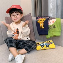 조이멀티 해피 일러스트 유아동 긴팔 티셔츠(90-140) 204995
