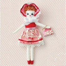 바느질이필요없는 수제인형만들기 DIY키트 가방에거는인형 한글설명서 인형 키링 키홀더 일본제 파나미사 NB-29