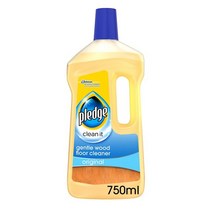 Pledge 플레지 젠틀 우드 플로어 나무 마루 바닥 클리너 세정제 Gentle Wood Floor Cleaner 750ml, 1세트