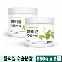 돌외잎 다이어트 추출 분말 순수 돌외잎100% 사포닌 건강분말 돌외입 돌외, 250g, 2통
