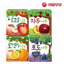 서울우유 사과나무 포도 오렌지 자두 150mlx96팩 아기주스, 96팩, 오렌지나무48팩+자두나무48팩