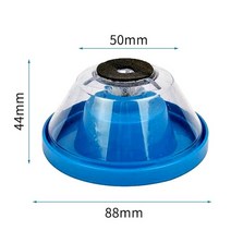 목공집진기 먼지흡입기 이동식 산업용 전기 드릴 진공 흡입 보호 커버 어댑터 도구 드릴, 파란 먼지 덮개