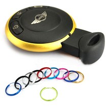 미니쿠퍼 메탈키링 키홀더 MINI 스마트키 컬러몰딩 2세대 R56 R60, 07. 블랙