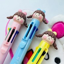 BUyuS8colors 학용품 펜슬 소녀 [중국산] 말괄량이 볼펜 하늘소녀 3굿딜 브이숍, 상세페이지 참조