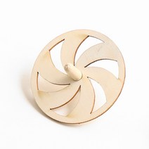 민화샵 나무팽이 만들기재료 팽이심포함, 바람개비 UDOWD0033