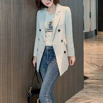 넷투넷코리아 여성 캐주얼 정장 자켓 기본 심플 면접 점퍼 아우터
