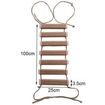 캣폴캣타워다양한 크기 cat bridge use for cat 케이지 sisal, 100cm 사이잘삼 사다리, 쇼로
