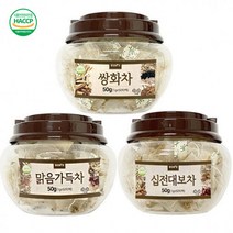 깊고 진한 십전대보차/쌍화차/맑음가득차 대용량 50티백, 단품, 상품선택:03. 맑음가득차 50티백 (1g x 50T)