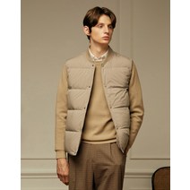 22FW [AIR DOWN] 베이지 구스다운 베스트 HZJU2D405I2