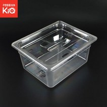 쇼핑오션(1 2 Size) PC밧드 음식 보관용기 통 바트 받드 냉장고 정리용기 재료보관함 정리함 투명 플라스틱 업소용 가정용 냉동실 가정용 업소용 밥보관 반찬+dhtustyvld, 상품택1*PC밧드 2인치 1 2(뚜껑 미포함)