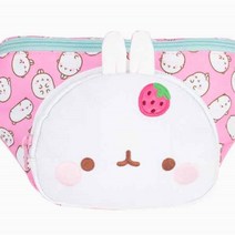 인기캐릭터 7세 8세 9세 여자 힙색핑크 태권도장견학 초등저학년 어린이힙색 허리가방