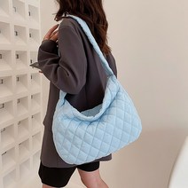 루시아이 마시멜로우 컬러 퀼팅 크로스백