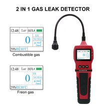 냉매누설탐지기 휴대용 산업용 가스 Aanlyzer 누출 감지기 가연성 LPG/CH4/천연/석탄 2 in 1 냉매 프레온, 협력사, 프레온 및 EX 가스