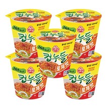 오뚜기 컵누들 로제맛 5개 49.8g 탱글탱글 쫄깃당면