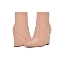 나인웨스트 Paes 웨지 여자앵클부츠힐 가죽부츠 9센치 베이지