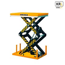 고려리프트 DGS-1001D 1000kg 고정식 이단형 전동 테이블리프트 운반구 파레트, 삼상 380V, 1개