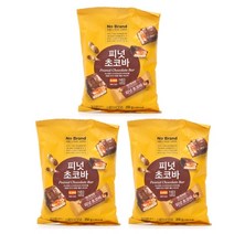 [노브랜드] 피넛초코바 252g x 3개