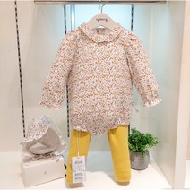 아가방 부평점 || 22 BRAND NEW || 러블리한 꽃무늬 바디수트 세트 || 고급스러운 색감 || 레이스가 이쁜 모자 || 면좋은 바지