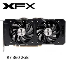 XFX R7 360 2GB 그래픽 카드 GPU AMD Radeon R7360 비디오 PC 컴퓨터 게임 맵 HDMI PCI-E X16