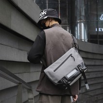 공용 캔버스룩 스트릿 학생가방 메신저 크로스백