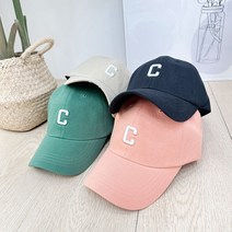 커플용 대학생 연예인 여자 남자 알파벳 영문 이니셜 C 볼캡 모자