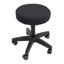 커버제작소 미용 마사지 보조 원형 둥근 의자 커버 NP, 43.블랙