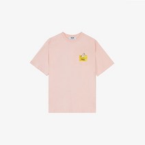 MSGM [MSGM] 여성 박스 캣 반팔티 핑크 MGM22FRTS716PI