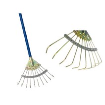 텃밭 돌고르기 평탄화 작업용 튼튼한 쇠갈퀴 잔디 농장 나뭇가지정리 긁게 축사 벌초