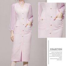 여성 시루스 원피스 정장 미시룩 봄 데이트