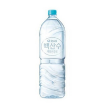 백산수 2L, 24개, 무라벨 2리터