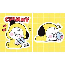 BT21 버디 치미 (2종) 데코스티커 보석십자수 9.5x11, 단품