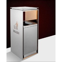 철제 쓰레기통 야외 펜션 리조트 호텔 공원 광장 휴지통 휴양지 길거리 외부, 로즈 골드 재떨이 모델