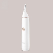 진드기 청소기 코 헤어 트리머 전기 귀 헤어 눈썹 제거 면도기 블레이드 방수 무선, 하얀