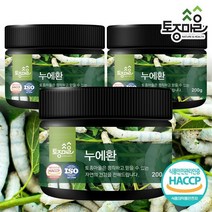 [토종마을]HACCP인증 국산 누에환 200g X 3통[총 600g], 상세설명 참조, 없음