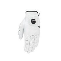 Callaway 남성용 옵티 플랙스 골프 장갑 화이트 카데트 L 왼손용153564, Standard, Worn on Right Hand, Large