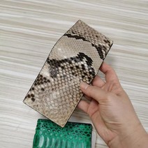 뱀가죽지갑 천연 진짜 고급 명품 카드 지갑 파이톤