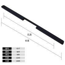 해외배송 리엘라노 알루미늄 합금 블랙 옷장 도어 핸들 현대 미니멀 하이 엔드 골드 캐비닛 손잡이, 단일옵션, 옵션27