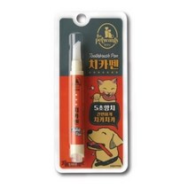 탱탱이네 더펫원츠 강아지 치카펜 멍치카펜 강아지치약칫솔 일체형, 4g, 1개