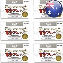 네이쳐스탑 폴리코사놀 20mg 30정 6박스 6개월