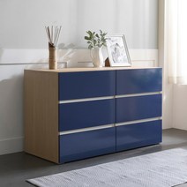 [플레인홈] 틸리프 광폭 빅 와이드 서랍장 3단 1200, 색상:그레이