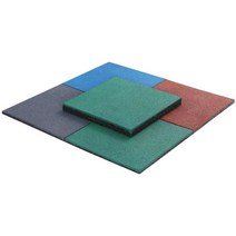 탄성매트 미끄럼 방지 고무 PVC 체육관 스포츠, 50x50x2.5cm 회색