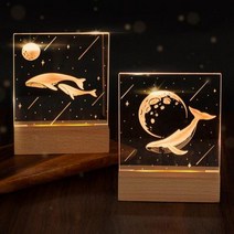 DIY 무선 아크릴 무드등 조명 만들기 미니 세트형, 무선 미니 건전지 세트형, 단품, 1개
