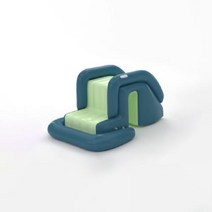 수영장사다리 풀장 이동식 사다리 워터슬라이드 에어바운스 물놀이 가족을 위한 대형 수영장 풍선 프레임 태양 그늘 슬라이드 Alberca 정원 여름 장난감 선물, slide green