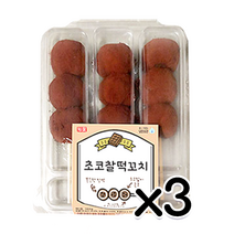 초코찰떡꼬치 디저트간식 180g x 3개, 상세페이지 참조